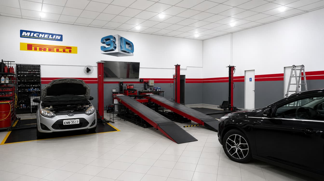 Área de serviço automotivo — Gigante Pneus Ribeirão Preto