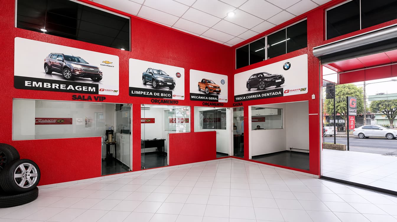 Recepção Gigante Pneus — Ribeirão Preto